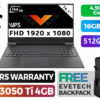 HP Victus Intel Core i5-11400H GeForce RTX 3050 Ti