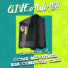 Evetech DeepCool CC560 Mid Tower Gaming Case Giveaway