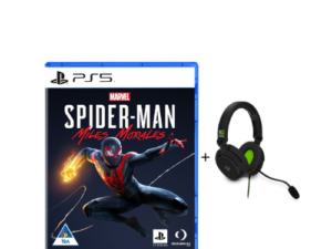 Marvel's Spider-Man Mile Morales (PS5) & ABP: C6-100 Gaming Headset