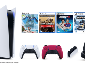 PlayStation (PS5) Bundle with a Red Controller