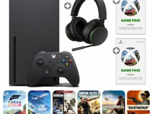 Xbox Series X Console + Wireless Headset +6 Mth Gamepass