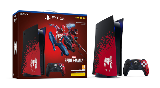 PlayStation 5 Console – Marvel’s Spider-Man 2 Limited Edition Bundle PlayStation 5 Console – Marvel’s Spider-Man 2 Limited Edition Bundle